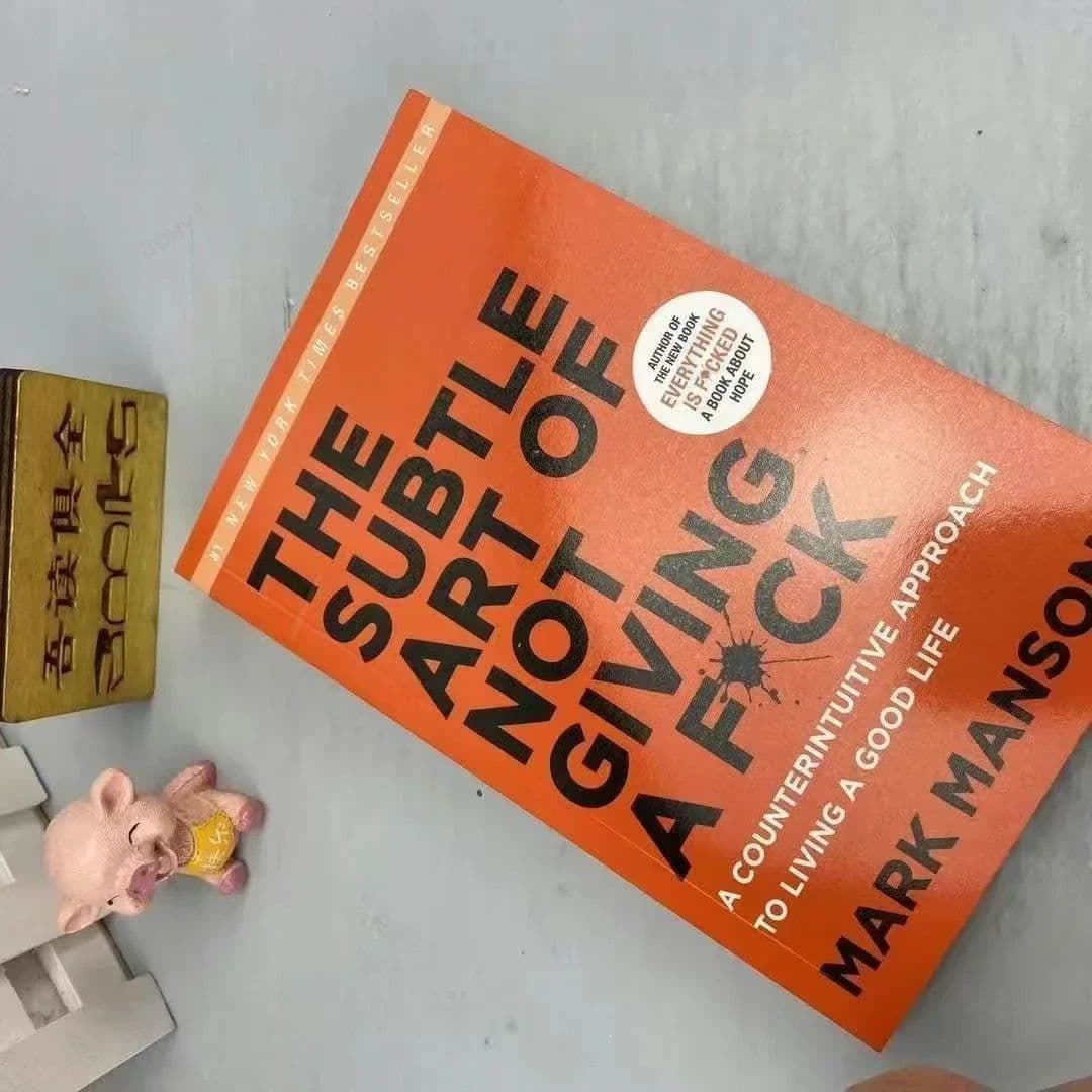 image-The Subtle Art of Not Giving A Fxck / Every Thing Is Fxcked By Mark Manson Self Management Stress Relief Book