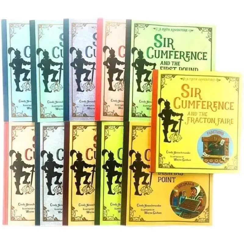 image-11 Books Sir Cumference Math Adventure Children's Extracurricular Reading Picture Book in English