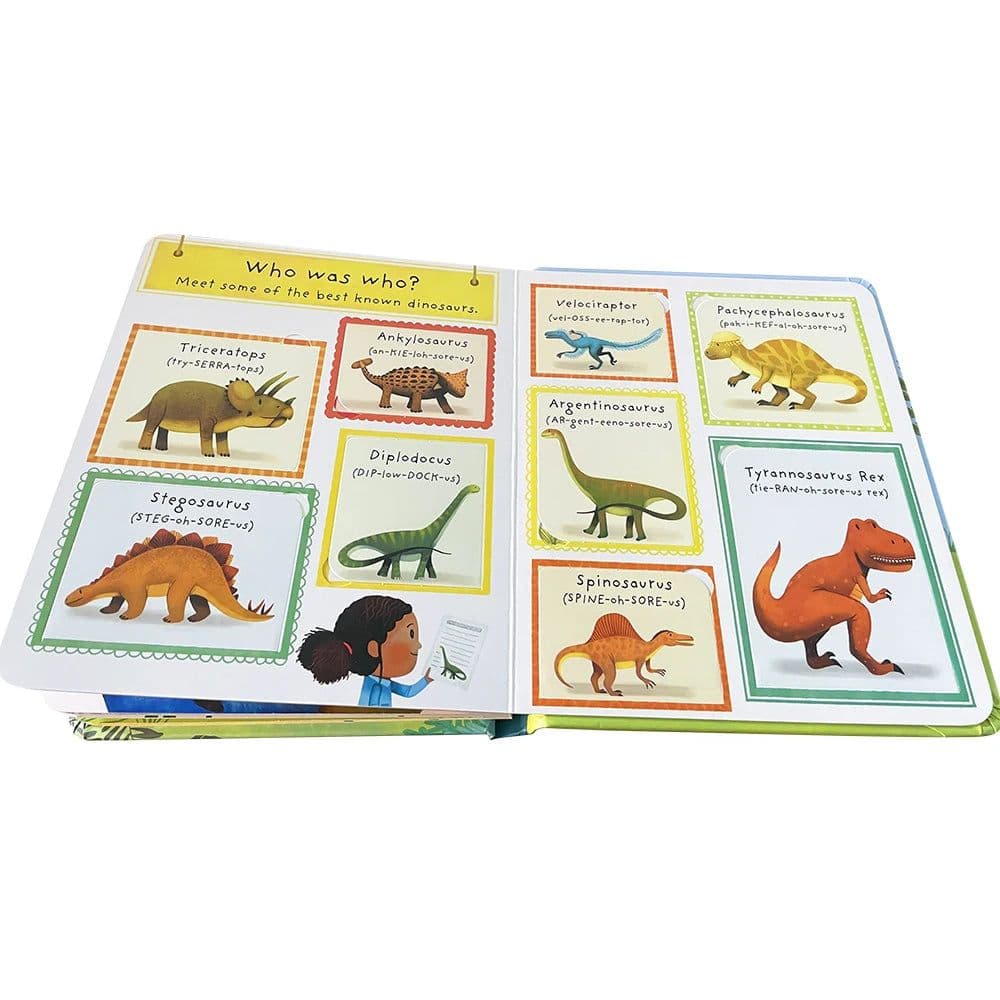 image-Are Dinosaurs Real? Usborne Lift The Flap Very First Questions & Answers English Book Popular Science Learning Toys Montessori
