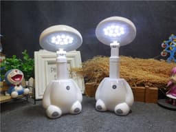 image-Rechargeable LED Table Lamp For Kids Eye Protection Foldable