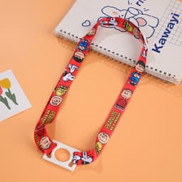 image-Water Cup Strap Mineral Water Bottle Crossbody Rope Silicone Lanyard