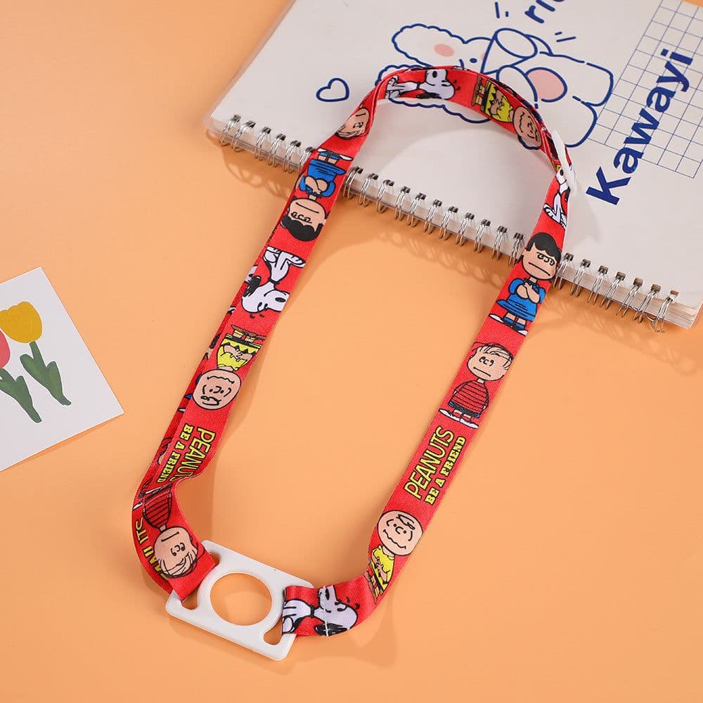 image-Water Cup Strap Mineral Water Bottle Crossbody Rope Silicone Lanyard