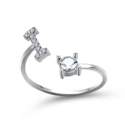 image-New Design Adjustable 26 Initial Letter Ring Fashion Jewelry For Women Simple Elegant Jewelry