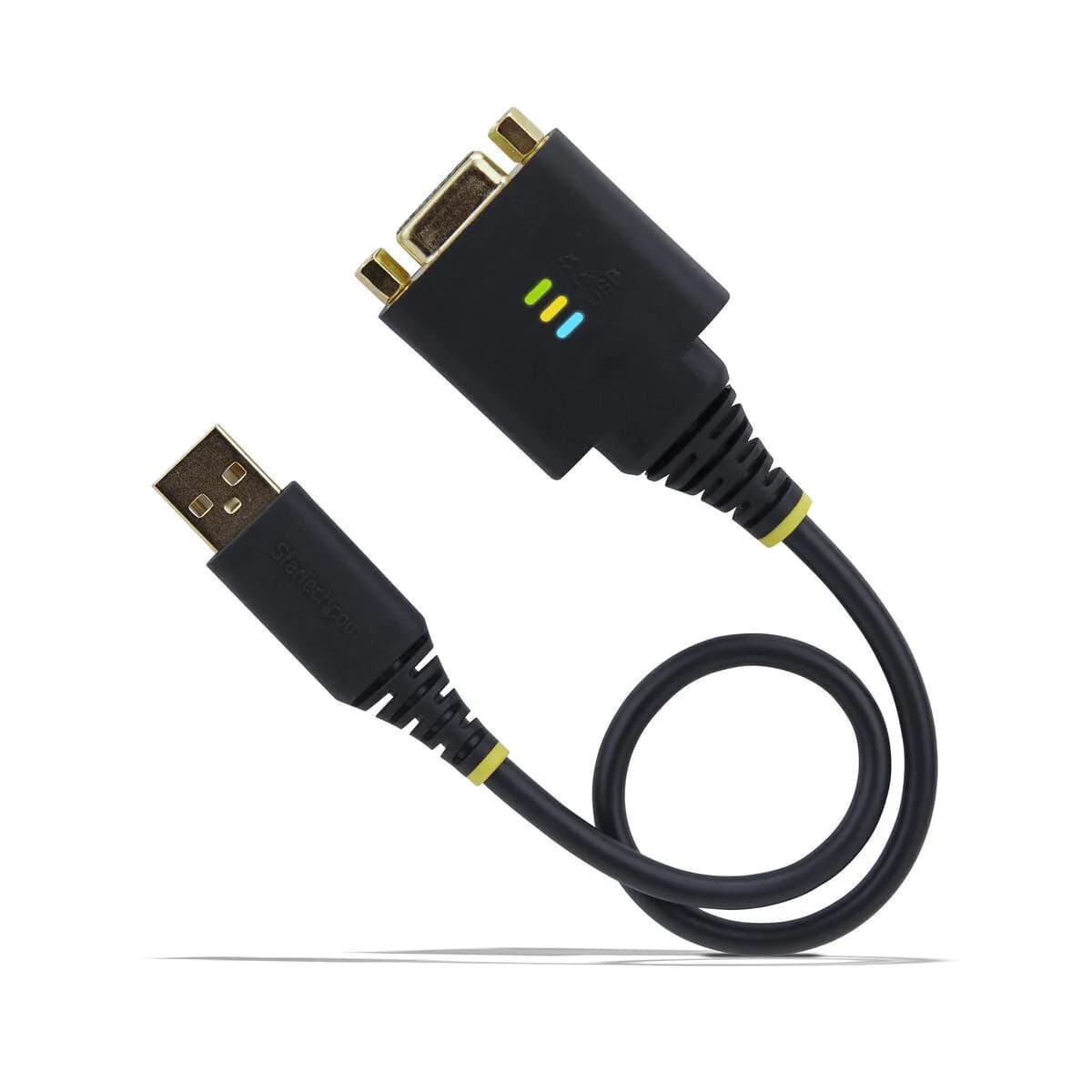 image-USB Cable Startech 1P1FFCN-USB-SERIAL Black 30 cm