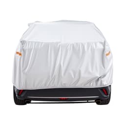 image-VEVOR Car Cover, Car Cover Waterproof for Toyota RAV4 Compact SUV, Custom-fit All Weather Sun Rain Wind Frost Dust Snow Protection Full Exterior Covers with Door Zipper and Cotton Lining, Silver