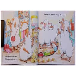 image-Sheep in a Shop By Nancy E. Shaw Educational English Picture Book Learning Card Story Book For Baby Kids Children Gifts