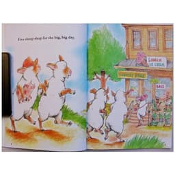 image-Sheep in a Shop By Nancy E. Shaw Educational English Picture Book Learning Card Story Book For Baby Kids Children Gifts