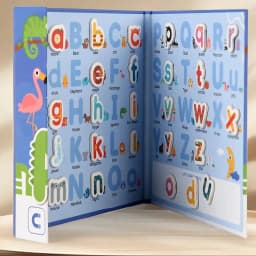 image-Busy Quiet Book Montessori Magnetic English Letters Card Pairing Exercise Puzzle Spelling Game Teaching Aids Education Toys Gift