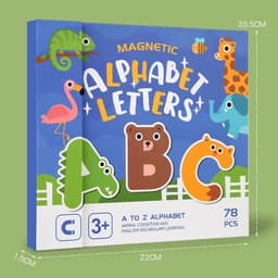 image-Busy Quiet Book Montessori Magnetic English Letters Card Pairing Exercise Puzzle Spelling Game Teaching Aids Education Toys Gift