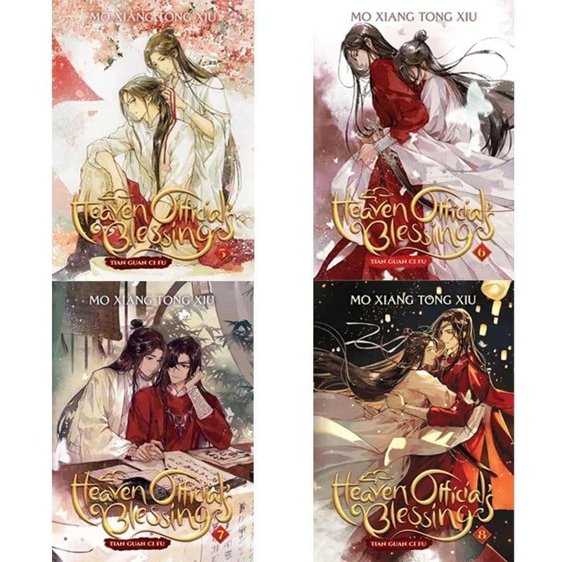 image-1-4/5-8 Volume Heaven Official's Blessing Tian Guan Ci Fu Books English Version of Ancient Mo Xiang Tong Xiu Novel Comic 4 Books