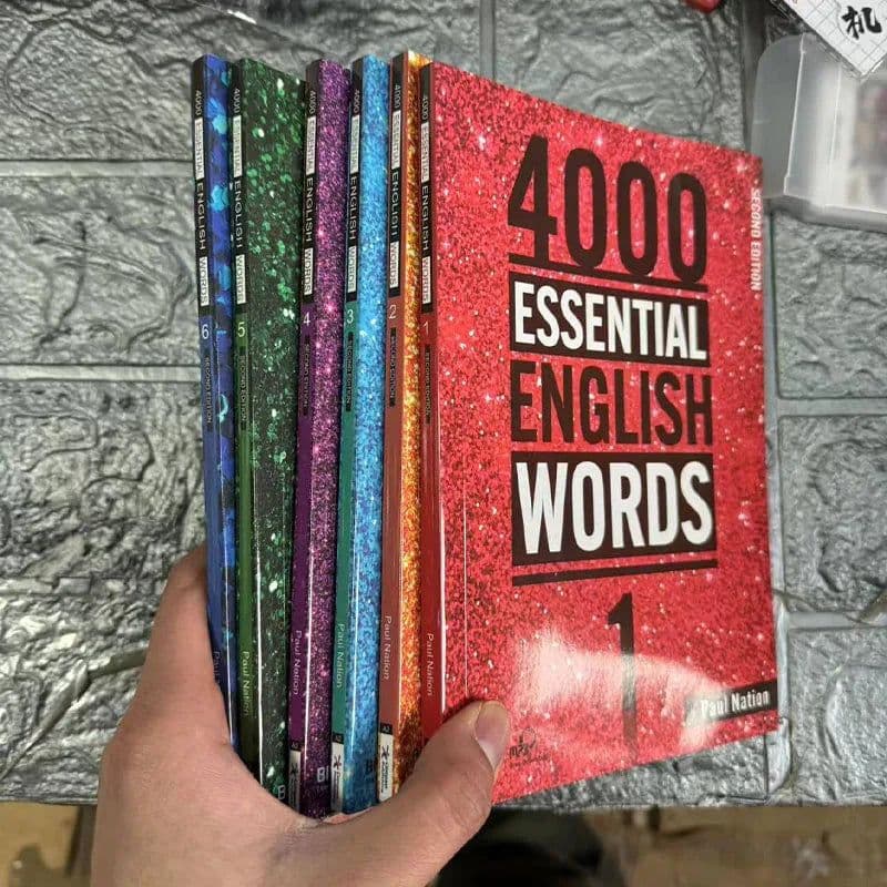 image-6 Books/Set New 4000 Essential English Words 1-6 Core Vocabulary Textbook for The Elementary Examination Books