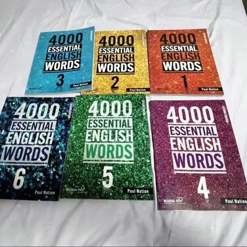 image-6 Books/Set New 4000 Essential English Words 1-6 Core Vocabulary Textbook for The Elementary Examination Books