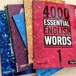 image-6 Books/Set New 4000 Essential English Words 1-6 Core Vocabulary Textbook for The Elementary Examination Books