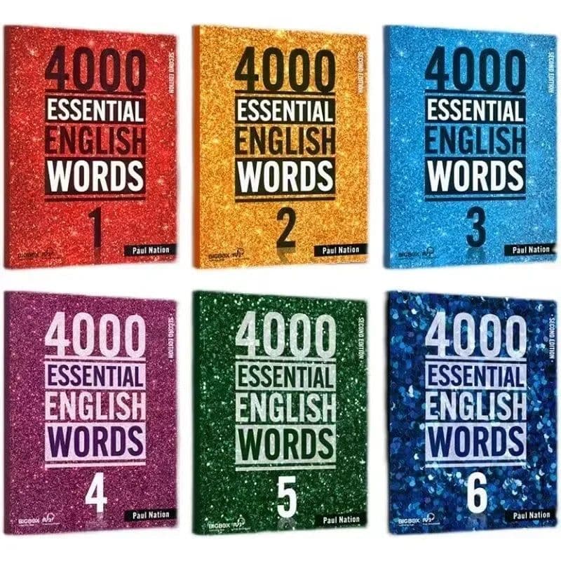 image-6 Books/Set New 4000 Essential English Words 1-6 Core Vocabulary Textbook for The Elementary Examination Books