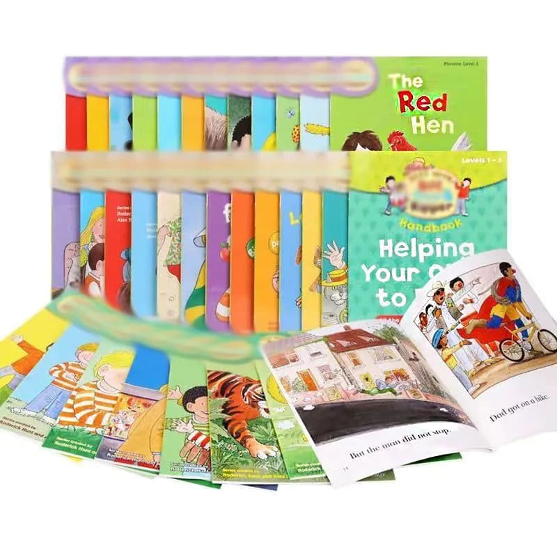 image-1-6 stages Oxford children's reading picture book English graded picture book textbook suitable for children aged 3-8