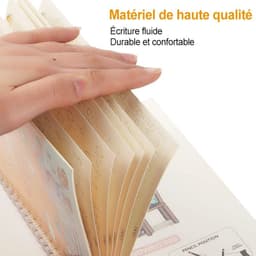 image-4 French 3D Groove Sank Magic Book Kid Learning English math copybooks Drawing books Chinese practice Pen control training