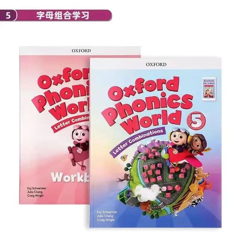image-Books Oxford Phonics World 12345 Oxford Natural Phonics Textbook English Books Libros De Manga
