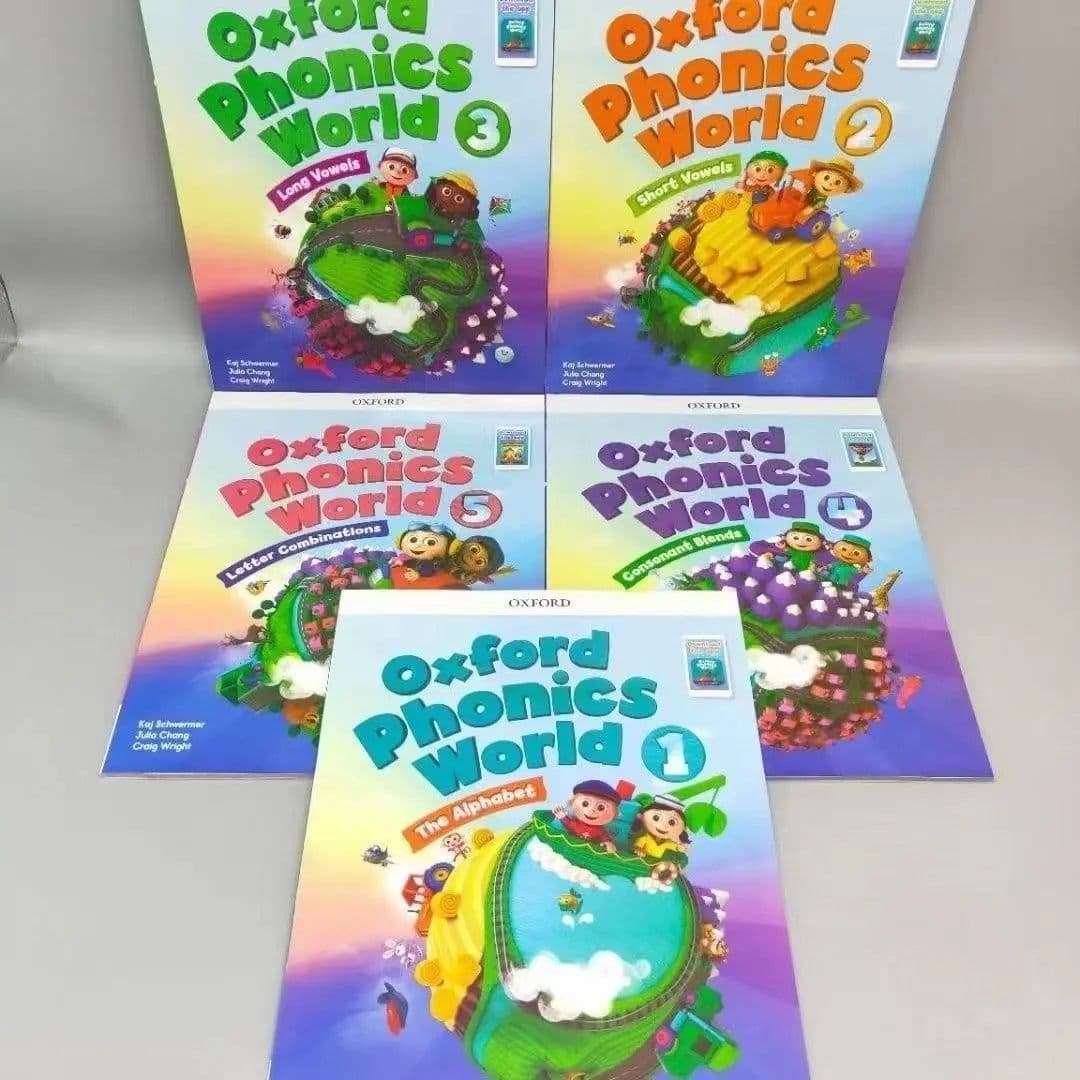 image-Books Oxford Phonics World 12345 Oxford Natural Phonics Textbook English Books Libros De Manga