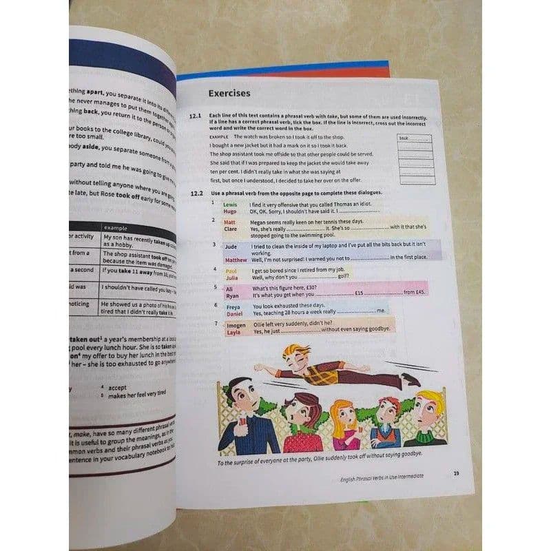 image-Collocations/idioms/phrasal Verbs Cambridge English English Vocabulary in Use Color Printing Intermediate/Advanced 3 Books