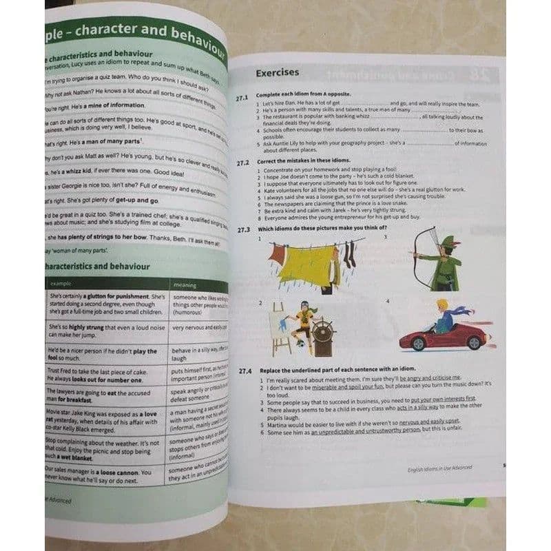 image-Collocations/idioms/phrasal Verbs Cambridge English English Vocabulary in Use Color Printing Intermediate/Advanced 3 Books