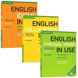 image-Collocations/idioms/phrasal Verbs Cambridge English English Vocabulary in Use Color Printing Intermediate/Advanced 3 Books