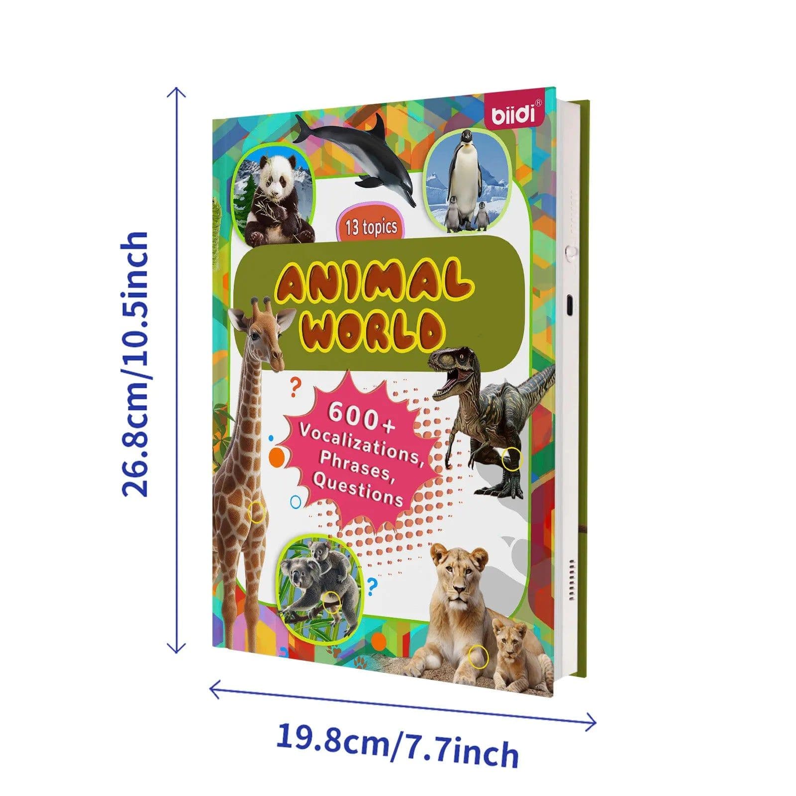 image-biidi English Language Audio Learning Book Electronic Reading Point Books For Children's Early Education and Puzzle Studying Toy