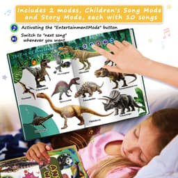 image-biidi English Language Audio Learning Book Electronic Reading Point Books For Children's Early Education and Puzzle Studying Toy