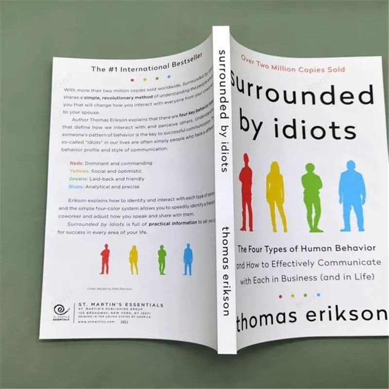 image-Surrounded By Idiots The Four Types of Human Behavior By Thomas Erikson English Book Bestseller Novel