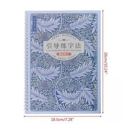 image-2 Books / Set Reusable Groove Calligraphy Alphabet Words Letters Practice Copybook Book Round Body English Practise Libros