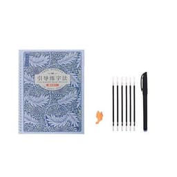 image-2 Books / Set Reusable Groove Calligraphy Alphabet Words Letters Practice Copybook Book Round Body English Practise Libros