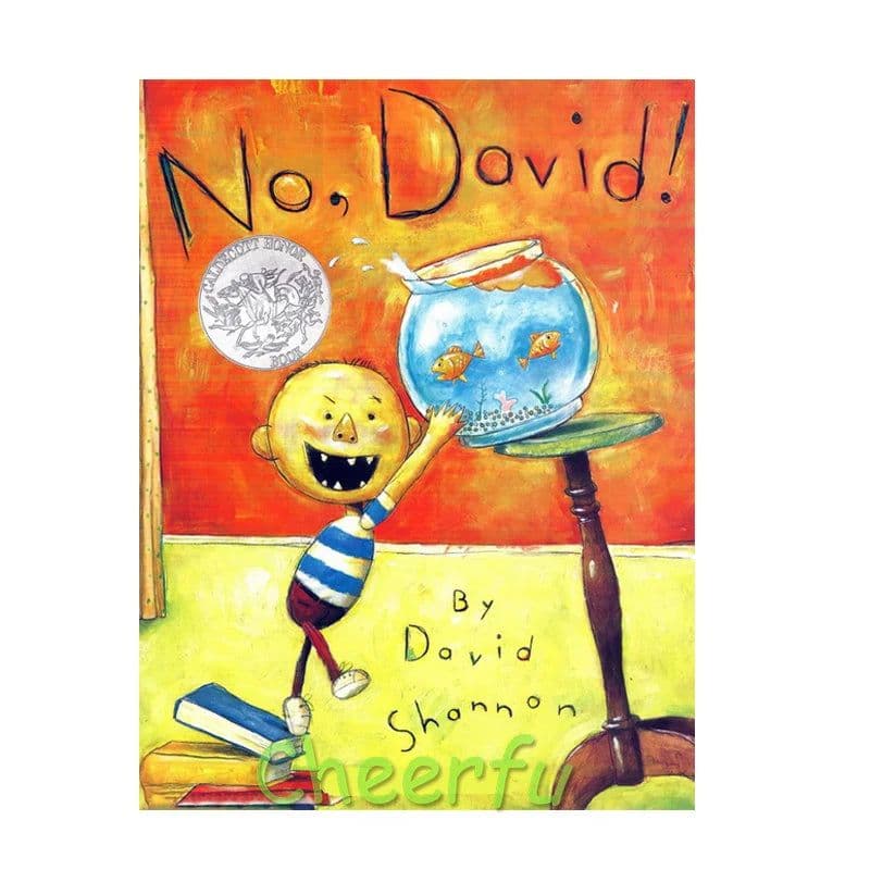 image-David Shannon, No David, David Gets in Trouble, David Goes to School Cognitive English Picture Books for Kids Children Story