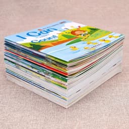 image-40-100 Books/Set Children English Early Learning Picture Story Book Enlightenment Cognitive Tale Bedtime Story Read with Video