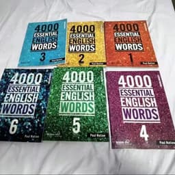image-6 Books/Set New 4000 Essential English Words 1 - 6 Core Vocabulary Textbook for The Elementary Examination Books