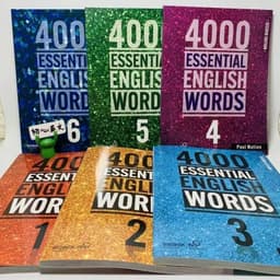 image-6 Books/Set New 4000 Essential English Words 1 - 6 Core Vocabulary Textbook for The Elementary Examination Books