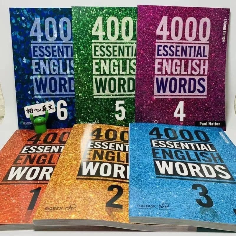 image-6 Books/Set New 4000 Essential English Words 1 - 6 Core Vocabulary Textbook for The Elementary Examination Books