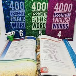 image-6 Books/Set New 4000 Essential English Words 1 - 6 Core Vocabulary Textbook for The Elementary Examination Books