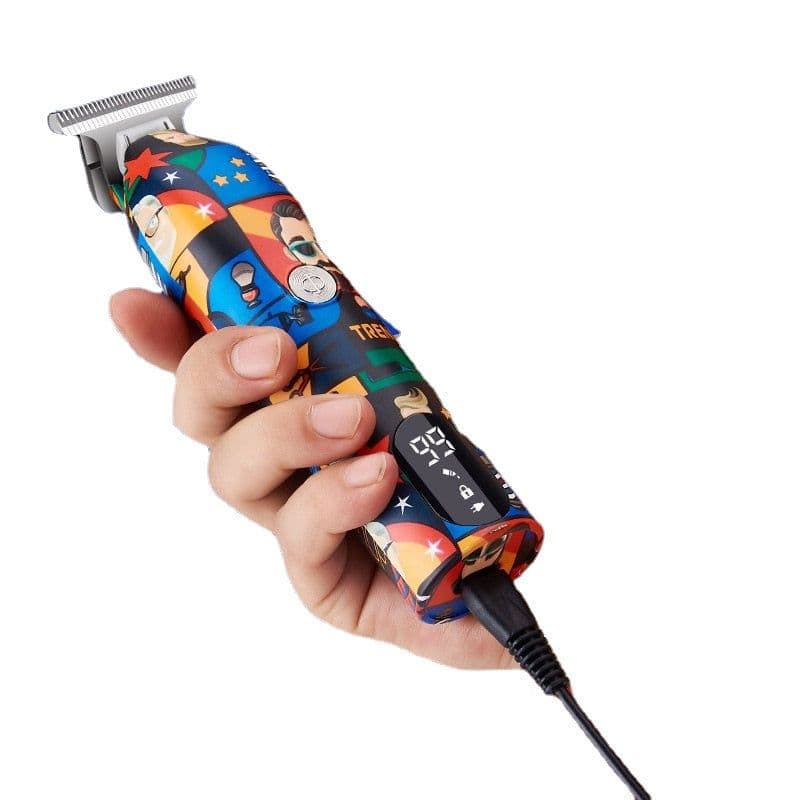 image-Professional Hair Clipper Barber Rechargeable Beard Trimmer Shaver