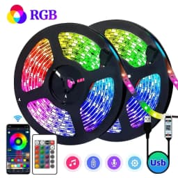 image-Rgb Led Tape Usb Led Light Strip Dc 5V 5050 Ice String Led Ribbon Led Adhesive Flexible Lamp Luces Band Bar Lighting Home Decor