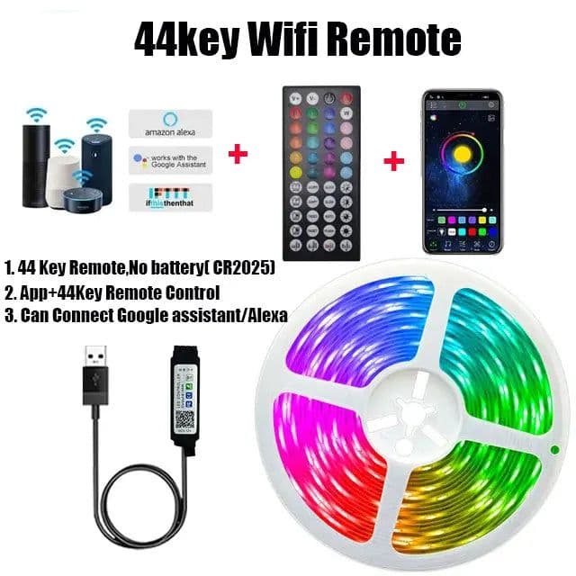 image-Rgb Led Tape Usb Led Light Strip Dc 5V 5050 Ice String Led Ribbon Led Adhesive Flexible Lamp Luces Band Bar Lighting Home Decor