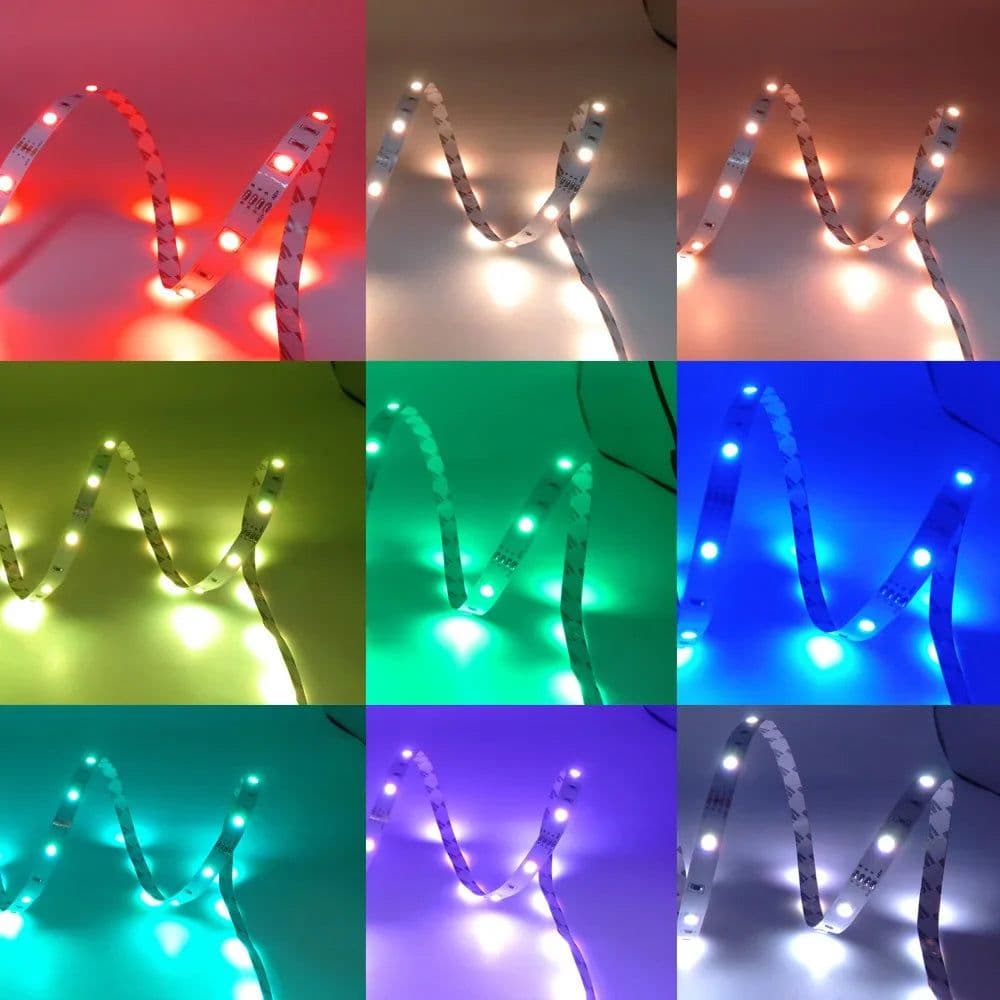 image-Rgb Led Tape Usb Led Light Strip Dc 5V 5050 Ice String Led Ribbon Led Adhesive Flexible Lamp Luces Band Bar Lighting Home Decor