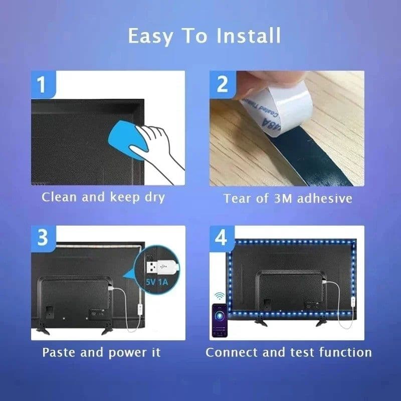 image-Rgb Led Tape Usb Led Light Strip Dc 5V 5050 Ice String Led Ribbon Led Adhesive Flexible Lamp Luces Band Bar Lighting Home Decor