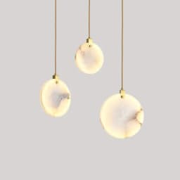 image-Modern Marble Pendant Lamp Living Room Bedroom Bedside Dining Room Staircase Kitchen LED Decoration Lights Hanging Lighting Home