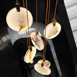 image-Modern Marble Pendant Lamp Living Room Bedroom Bedside Dining Room Staircase Kitchen LED Decoration Lights Hanging Lighting Home