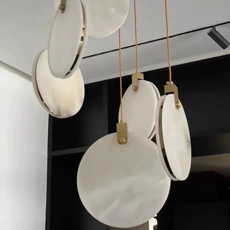 image-Modern Marble Pendant Lamp Living Room Bedroom Bedside Dining Room Staircase Kitchen LED Decoration Lights Hanging Lighting Home