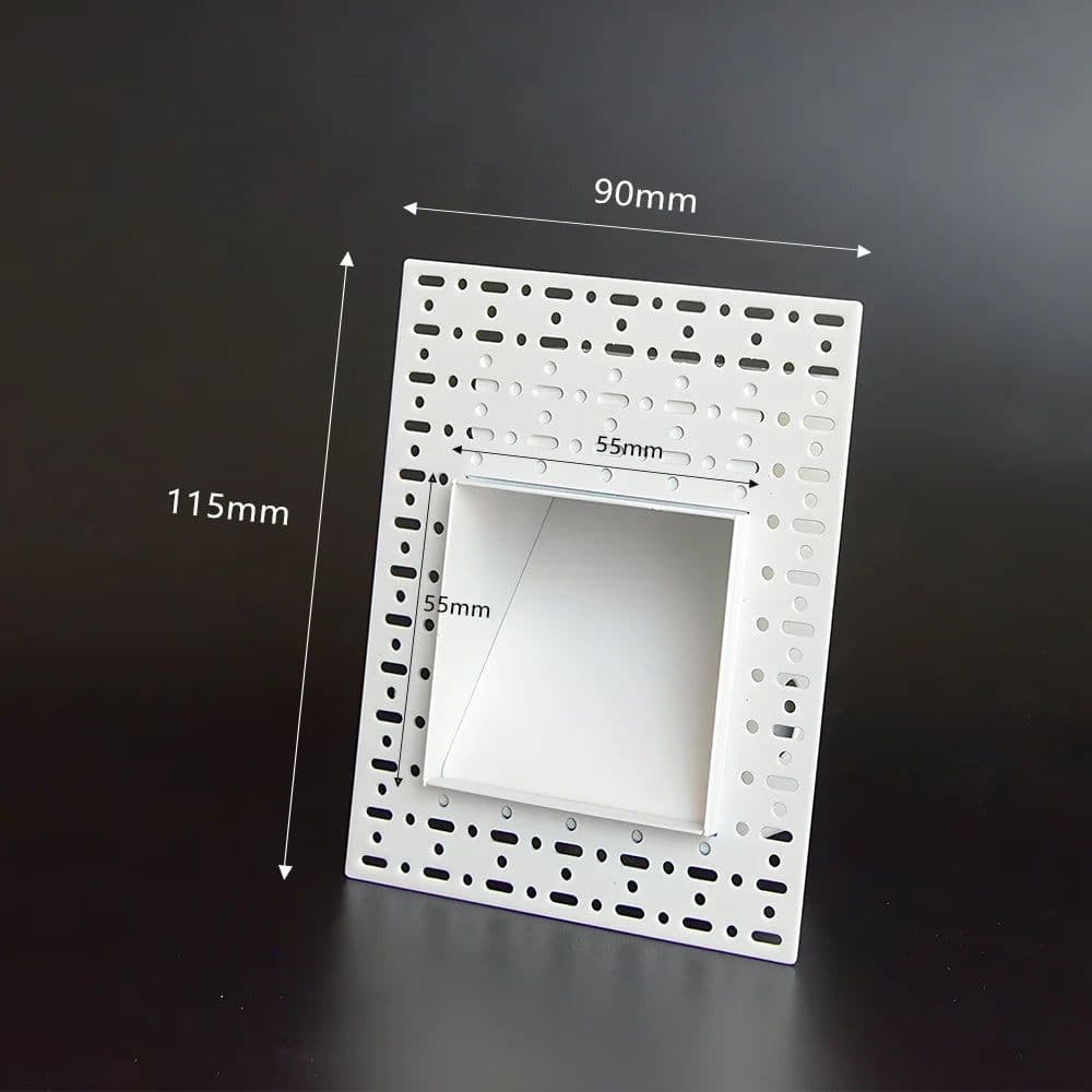 image-SANDIY Sensor Wall Sconce Lamp Recessed Step Lights Motion Detect Frameless Stair Lighting for Home Decor Hall Foyer Balcony 3W