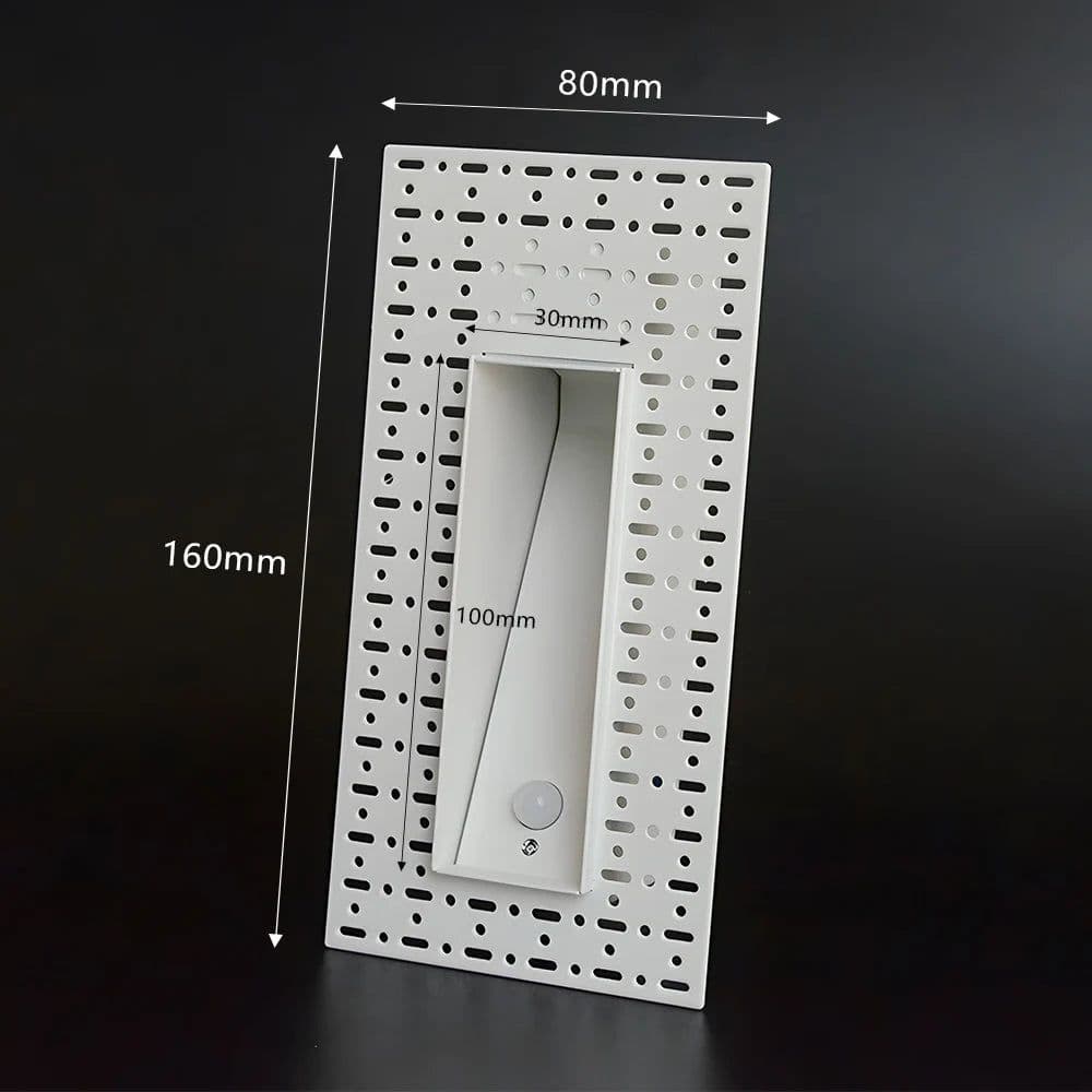 image-SANDIY Sensor Wall Sconce Lamp Recessed Step Lights Motion Detect Frameless Stair Lighting for Home Decor Hall Foyer Balcony 3W