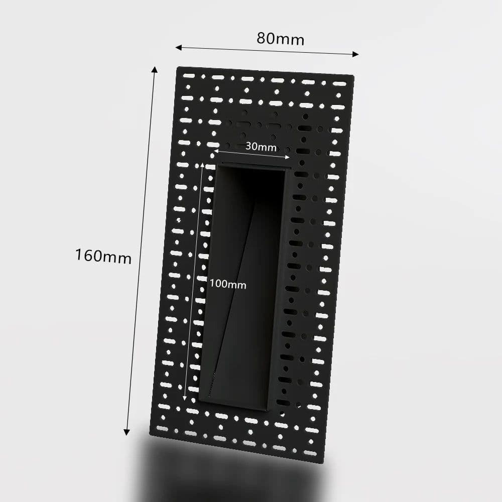 image-SANDIY Sensor Wall Sconce Lamp Recessed Step Lights Motion Detect Frameless Stair Lighting for Home Decor Hall Foyer Balcony 3W