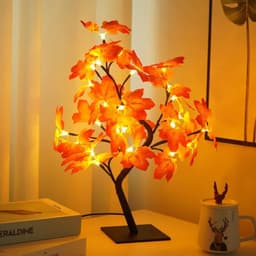 image-24 LED Rose Flower Tree Lights USB Table Lamp Fairy Maple Leaf Night Light Home Party Christmas Wedding Bedroom Decoration Gift