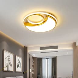 image-Modern LED Ceiling Light Home Decor Remote Control Lamps Bedroom Living Room Dining Room Round Square AC90-260V Lighting Lustre