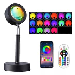 image-16 Colors RGB Photography Sunset Lamp Led Usb Projector Night Light Remote Neon Bedroom Home Coffee Store Wall Decoration Gift